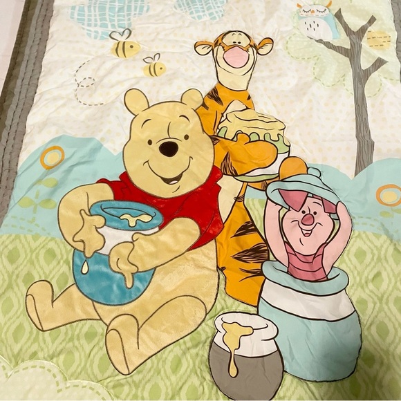 Disney Baby Winnie the Pooh Quilted Blanket Tigger Piglet - Picture 2 of 16